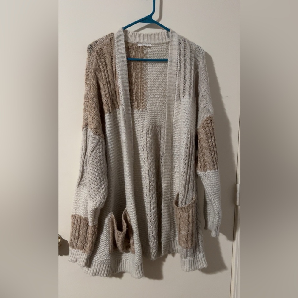 Maurice’s color block knit cardigan